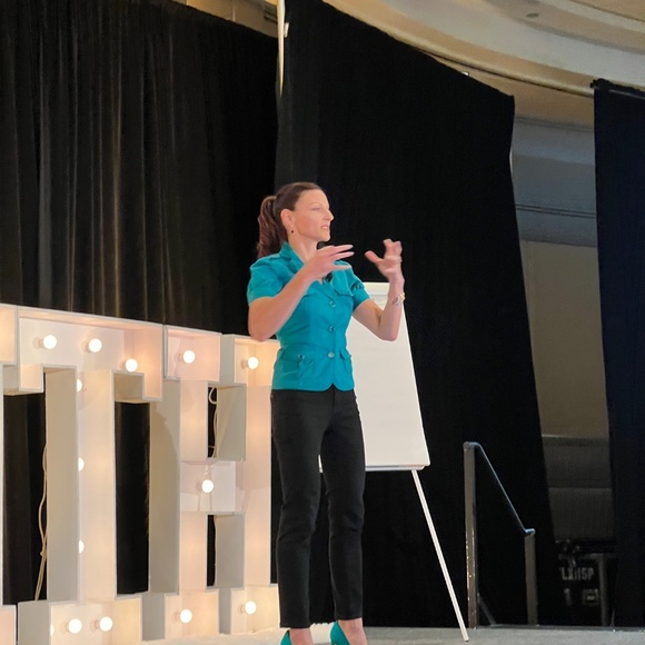 MOSCHINO Cheap and Chic Teal Cropped Short Sleeve Jacket Women's Size 4 - Picture 14 of 14